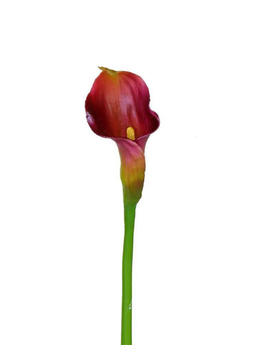 AmBest Calla Lily Spray Burgundy 18" - Uncategorized Silk