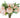 AmBest Fresh Touch Rose/Peony Bundle w/ Eucalyptus Bouquet Cream-Light Coral 12" - Uncategorized Silk