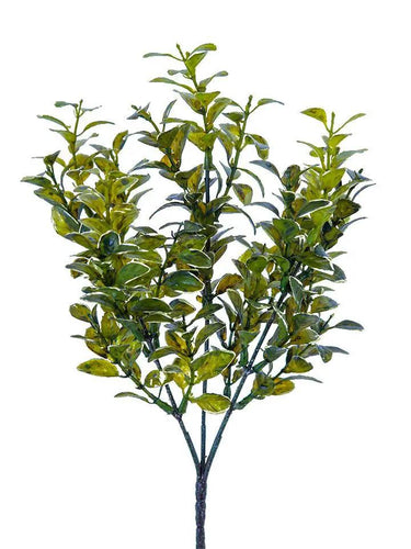 AmBest Myrtle Bush Green Yellow 13" - Artificial Shrubs Silk