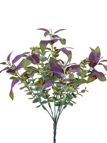 AmBest Eucalyptus/Sage Bush Green Burgundy 14" - Uncategorized Silk