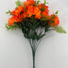 Fortune Carnation Bush Orange 18” - Silk