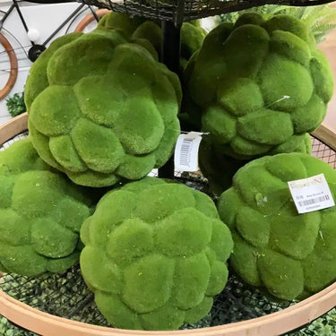 Max Silk Moss Stone Ball 6" - Silk