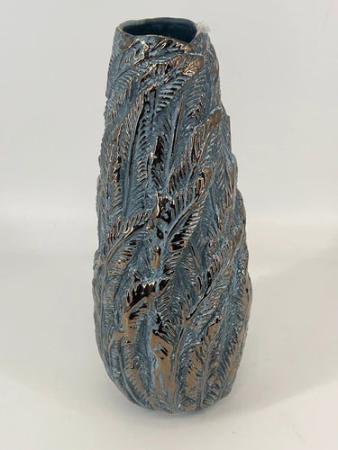 IMAX Gulshan Bronze Leaf Vase 16” - Merchandise