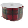 Jascotina Inc Flannel Plaid Ribbon 2.5"X10yd - Ribbons & Trim Ribbon