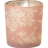 Melrose Glass Pink Votive Holder 3"D x 3.5"H - Candle Holders Merchandise