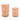 Melrose Glass Pink Candle Holder (2 Sizes) - Uncategorized Merchandise
