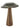 Melrose Wood Floral Mushroom (2 Sizes) - Uncategorized Merchandise