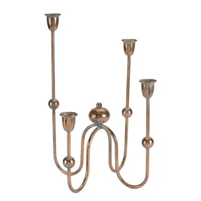 Iron Taper Candle Holder 17”H