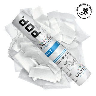 Gender Reveal Confetti Cannon 12" - White