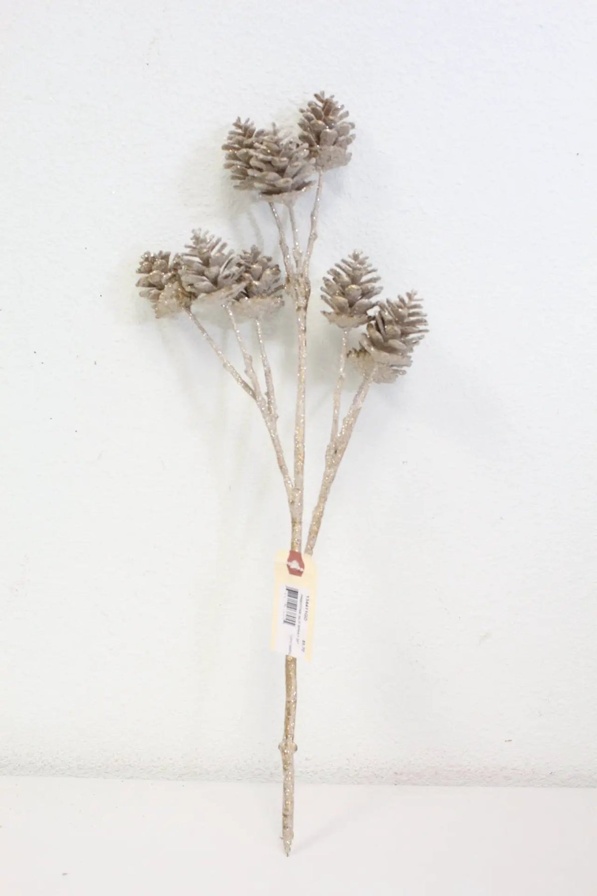 Christmas Champagne & Rose Gold Stems & Sprays