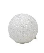 Supreme Beaded Ball Ornament White 4.5" - Holiday Ornaments Merchandise