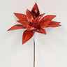 Supreme Poinsettia Stem Red 22" - Artificial Flowering Plants Silk