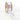 La Ribbons Wired Ribbon Silver Faux Leather 1/2" x 10Yd - Velvet Ribbons Ribbon