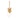 Accent Decor Eloise Gold Fox Ornament 2.75" x 2" x 3.5" - Holiday Ornaments Merchandise