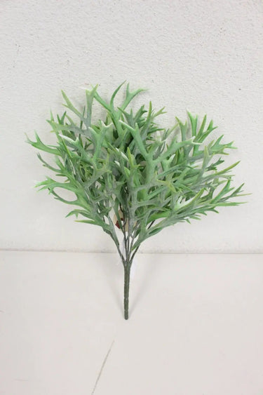 Supreme Deer Horn Leaf Bush 14" - Uncategorized Silk