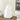 Deco Marché White Ceramic Palm Tree Curved Leaf Vase 10" X 4" X 15" - Vases Merchandise