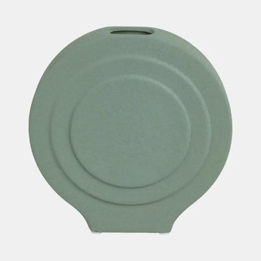 Sagebrook Dolomite Round Vase Dark Sage 7" - Vases Merchandise