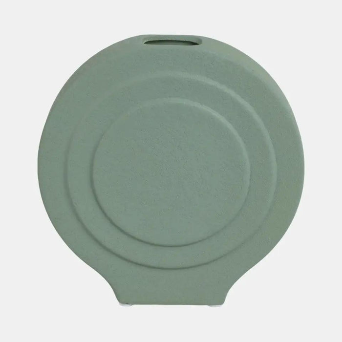 Dolomite Round Vase Dark Sage 7"