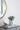 A&B Silver and White Zigzag Planter 5.5" x 5.5" - Planters Merchandise