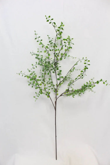 Supreme Button Leaf Spray GN 37" - Artificial Non-Flowering Plants Silk