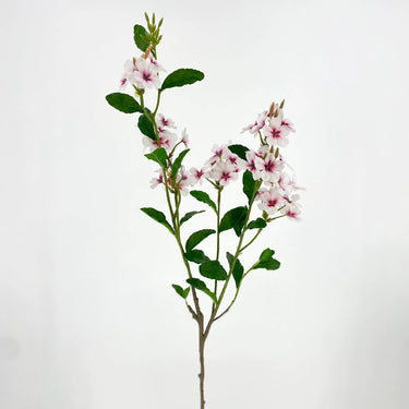 Le Fleur Snow Flower Spray Pink 33.5" - Artificial Flowering Plants Silk