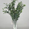 Supreme Myrtle Leaf Bush 19" Grey-Green - Uncategorized Silk