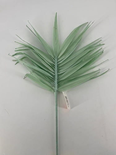 Supreme Fan Palm Spray 35'' Grey/Green - Artificial Non-Flowering Plants Silk