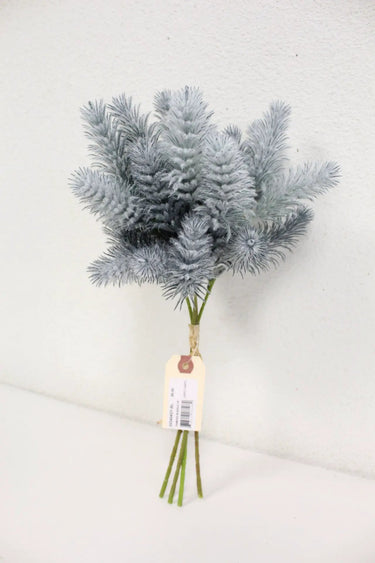 Supreme Pampas Bundle Grey/Blue 16" - Artificial Non-Flowering Plants Silk