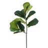 Direct Export Fiddle Leaf Spray Green 33" - Artificial Non-Flowering Plants Silk