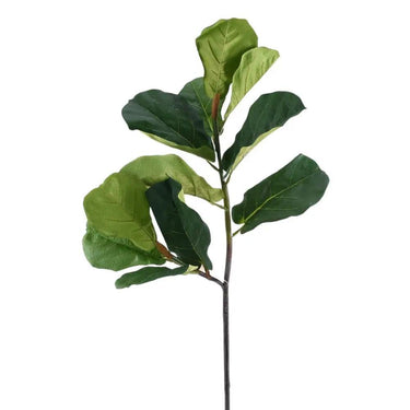 Direct Export Fiddle Leaf Spray Green 33" - Artificial Non-Flowering Plants Silk