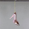 Direct Export Glass Slipper Ornament Pink 3.5" - Holiday Ornaments Merchandise