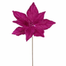 Direct Export Poinsettia Stem Fuchsia 19" - Artificial Flowering Plants Silk