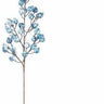 Direct Export Berry Spray Blue/White 24" - Artificial Non-Flowering Plants Silk