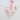 Supreme Curly Spray Pink/White 31" - Artificial Non-Flowering Plants Silk