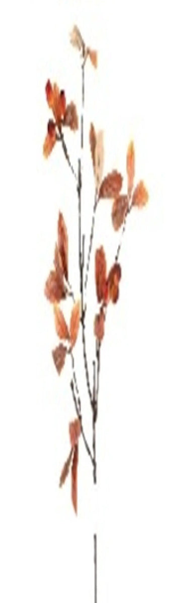 Silk Orange Berry Leaves Branch, 37 inches, Direct Export artificial plant