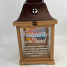 Craig Bachman Footprints in the Sand Lantern 17" - Large - Candle Holders Merchandise