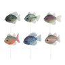 Napco Fish Pick (6 Asst) 4"L - Uncategorized Silk