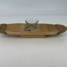 Kalalou Wood Boat Tea Light Sm 15”L - Candle Holders Merchandise