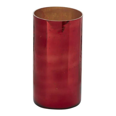 Accent Decor Red Lustrous Votive 3.75" x 7.75" - Candle Holders Merchandise