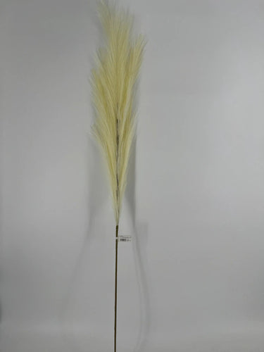 Select Bushy Pampas Grass Spray 43" Cream - Artificial Non-Flowering Plants Silk