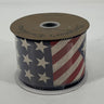 Direct Export Red, White, and Blue Stars and Stripes Ribbon 2.5" x 10 Yd (2 Asst) - Uncategorized Ribbon