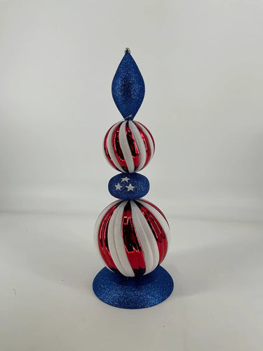 Direct Export 4th Of July Finial 18"H - Uncategorized Merchandise