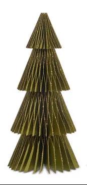 RAZ Paper Table Tree Green 16" - Medium - Seasonal Village Sets & Accessories Merchandise