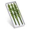 RAZ Green Finial Ornament (Box of 3) 3 Asst 11" - Holiday Ornaments Merchandise