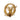 Gold deer head ornament with laurel wreath, Raz merchandise, 6-inch gold-tone holiday decor.
