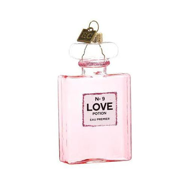 RAZ Pink Love Potion No. 9 Ornament 4" - Holiday Ornaments Merchandise