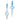RAZ Pearlescent Blue Finial Ornament (2 Asst) 11.75" - Holiday Ornaments Merchandise