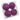 RAZ Box of Purple Glitter Ornaments 4" - Holiday Ornaments Merchandise