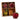 Box of Raz sugared fruit ornaments, 4.5-inch; four glittery red and pear-shaped pieces in a divided gift box.