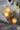 A&B Set of 3 Amber Real Flame-Effect LED Wax Candles 4", 5", 6" - Flameless Candles Candles/Fragrance